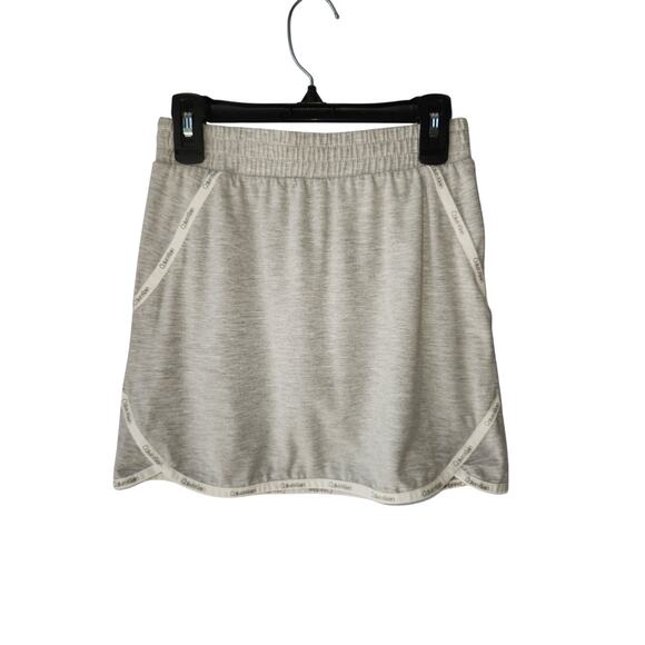 NWOT Calvin Klein Girl's Skort Casual Workout Tennis Gray M - Picture 1 of 3